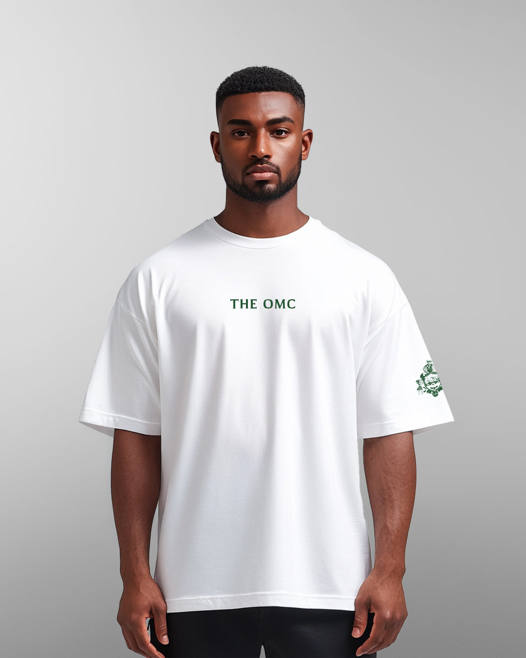 Signature Artic Oversized T-shirt with Emerald Embroidery