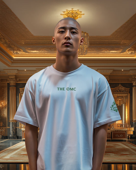 Signature Artic Oversized T-shirt with Emerald Embroidery